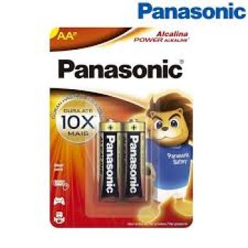 PILHA PANASONIC ALC. AA C/2 -