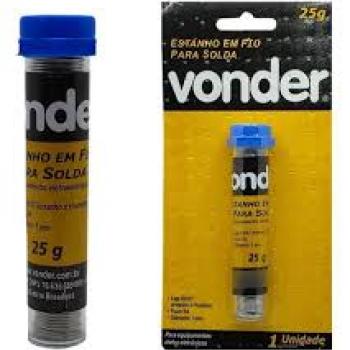 ESTANHO FIO 1MM 63X37 TUBINHO 22G VONDER