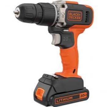 FURADEIRA/PARAFUSADEIRA IMP 3/8“ BCD704C1-BR 20V  BLACK