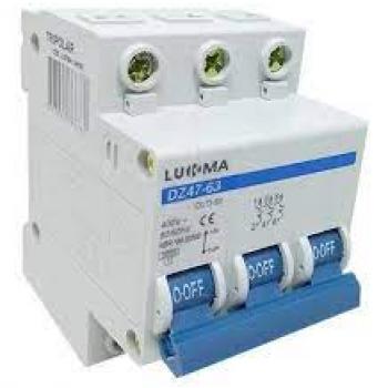 DISJUNTOR MINI 3 POLO 32A LUKMA