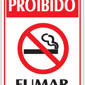 PROIBIDO FUMAR - E.P.I. - PL EM PS - 20 X 15CM 1UN