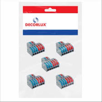 CONECTOR DE EMENDA E DERIVACAO, PLASTICO, 0,5-4MM, FN 3P, 32A, COR CINZA, (BL 5UN)