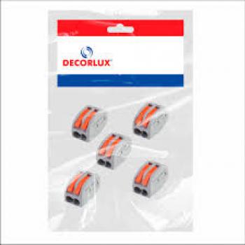 CONECTOR DE EMENDA E DERIVACAO, PLASTICO, 0,5-4MM2, 2P, 32A, COR CINZA, (BL 5UN)