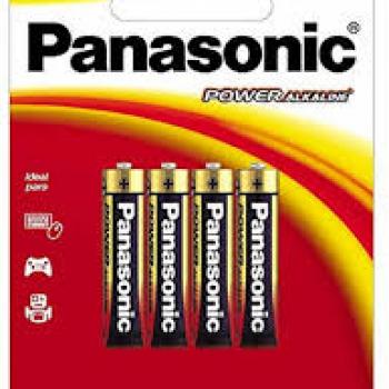 PILHA PANASONIC ALC. AAA C/4 -