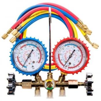 MANIFOLD COMPLETO R22/R134A/R404A MANG 90CM UP