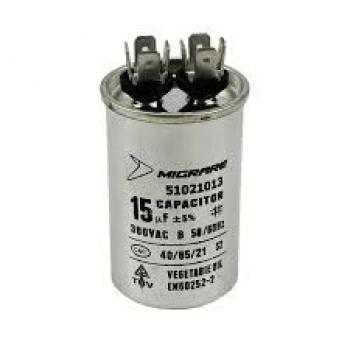 CAPACITOR 15 UF 380V ALUMINIO CIMPORT