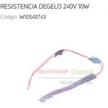 RESISTENCIA DEGELO 240V 10W - CRD