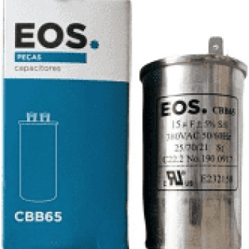 CAPACITOR 15 MFD 380V CORPO ALUMINIO