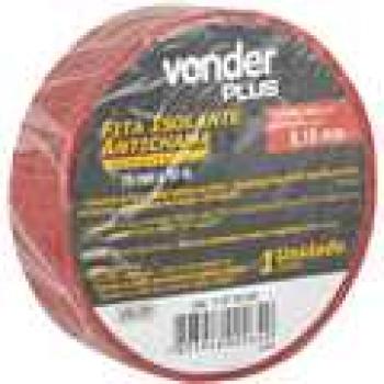 FITA ISOLANTE VERMELHA 19MMX10M VONDER PLUS