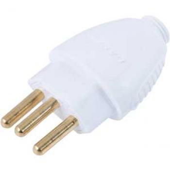 PINO MACHO 2P+T 20A BRANCO 1616   DANEVA