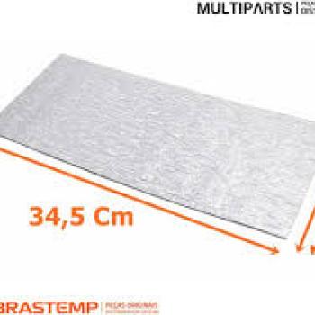 ISOLACAO TRASEIRA MANTA ALUMINIZADA REF BRAST CONSUL BRE / BRM / CRD / CRM 326034230 / 326034195 ELITY