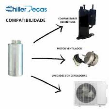 CAPACITOR CBB65 - 35+2,5 UF 380, 440V C/ TERMINAL ( ALUMINIO )  SGN ***