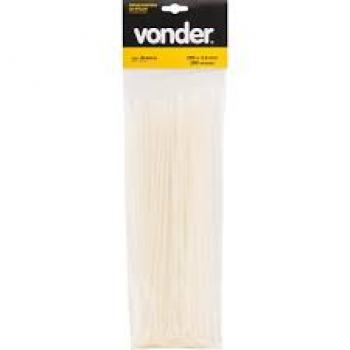 ABRAÇADEIRA NYLON  280X4,8 BRANCA CJ C/10 VOND