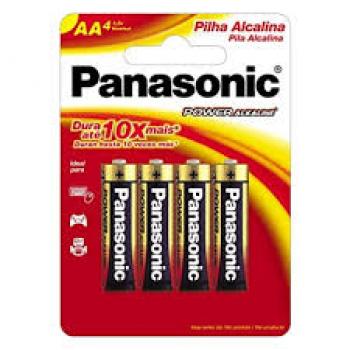 PILHA PANASONIC ALC. AA C/4 -