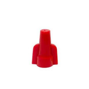 CONECTOR DE TORCAO, NYLON, C/ BORDA, 3X6,0MM2, COR VERMELHO, (PCTE 50UN)