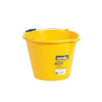 BALDE PLAST EXTRA-REFOR 12L AMARELO VD