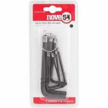 JOGO CHAVE ALLEN 1,5A08MM ARGOLA 8PC AC