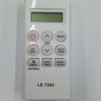 CONTROLE REMOTO ESP. P/AR COND. LG SMILE FBG9008 LE7293 SKY9008 FBG-9008 LE-7293 SKY-9008  Funciona em aparelhos de ar-condicionado da marca LG Split High Wall AKB73598004  AKB74295303  AKB74295304  AKB73756206  TSNC072W4W0  TSNH092H4W0  TSC2425NW0