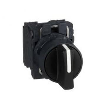 CHAVE SELETORA DE COMUTACAO 2 POSICOES - C/RET. X 2 POSICOES - 1NA PRETA 22MM ALTRONIC