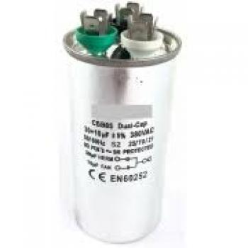 CAPACITOR DUPLO 35+3MFD 440V TERM DUGOLD METAL
