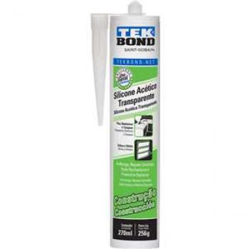 SILICONE ACETICO 256G TRANSP   TEK BOND