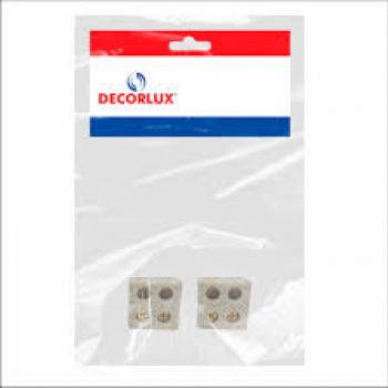 CONECTOR DE PORCELANA, 6MM2 30A/600V, 2 POLOS, COR BRANCO, (BL 2UN)