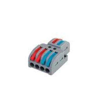 CONECTOR DE EMENDA E DERIVACAO, PLASTICO, 0,5-4MM, FN 2P, 32A, COR CINZA, (BL 5UN)