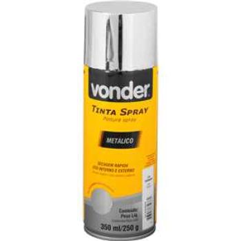 TINTA SPRAY CROMADO METALICO    350ML VONDER