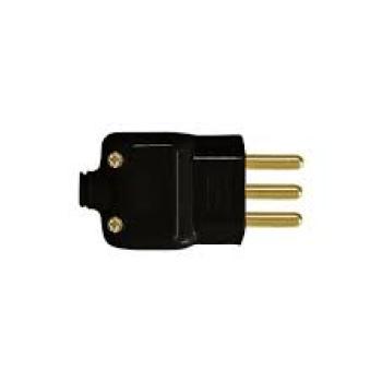 PLUG ILUMI MACHO PRENSA 2P+T 10A PT
