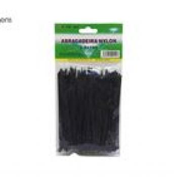 ABRACADEIRA MAX NYLON 4,8X200MM PR C/100