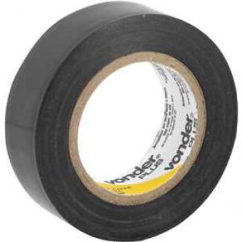 FITA ISOLANTE 19MMX10M PRETA VONDER PLUS