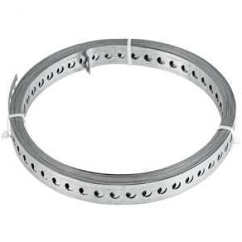 FITA DE ACO PERFURADA 19MMX0,4MMX10M  VD