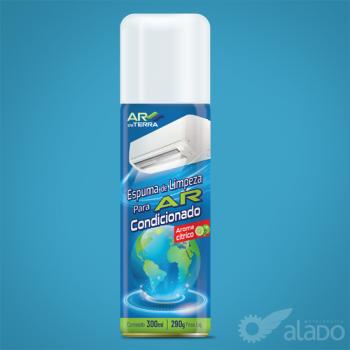 ESPUMA LIMPADORA DE AR CONDICIONADO CITRUS 300ML AEROSSOL AR DA TERRA - ALADO