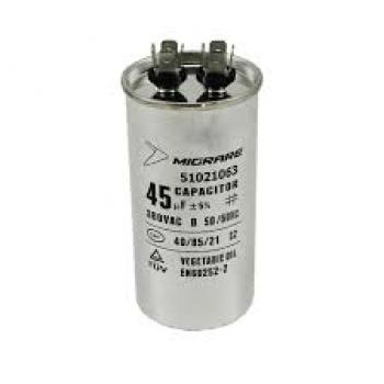 CAPACITOR 45 + 4 UF 380V AL