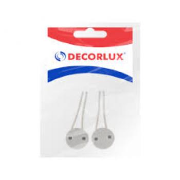 BASE G13, PLASTICO C/ RABICHO, P/ LAMP. TUBULAR T8T12 2A/0250V, COR BRANCO, (BL 2UN)