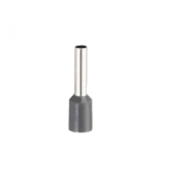 TERMINAL, COBRE ESTANHADO, ILHOS SIMPLES TUBULAR 4,0MM2 28A, COR CINZA, (PCTE 100UN)