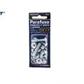 PARAFUSO BRASFORT MAQ PORC/ARR 3/16X5/8“ C/10