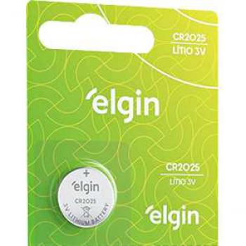 BATERIA BOTAO ELETR CR2025 3V ELGIN