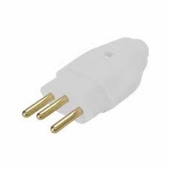 PLUG MACHO 2P+T 10A BR
