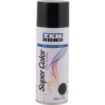 TINTA SPRAY PRETO BRILHANTE 350ML T.BOND