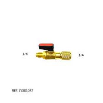 ADAPTADOR RETO C/ ACIONADOR E REGISTRO 1/4F * 1/4M-ARAR (NR 19) CIMPORT