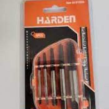 JOGO EXTRATOR PARAFUSOS 5 PECAS - HARDEN