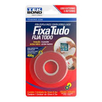 FITA DUPLA FACE 12MMX 2M EXTERNA TEKBOND