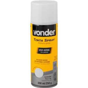 TINTA SPRAY BRANCO FOSCO    350ML VONDER