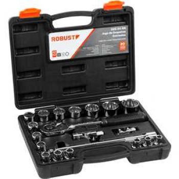 JOGO SOQ ESTR ENC  1/2“ JG 08A32MM 20PC ROBU