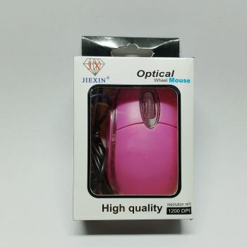 Mouse Optico USB Com Fio - Jiexin