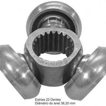 TRIZETA CITROEN C4 MANUAL CITY 10/ 207 307 1.6 ROLETADA 22 DENTES ELO 38,20 SIMILAR: AL513 SIMILAR: TZP0405