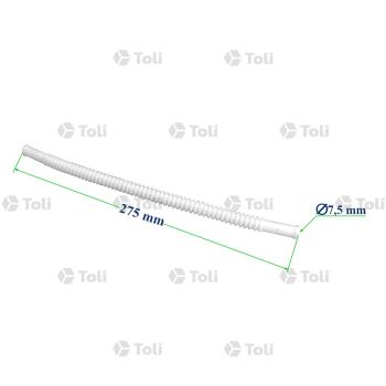 TUBO CORRUGADO BOMBA COMBUSTIVEL BOCAL 7,5/7,5 270MM SIMILAR: DS1502