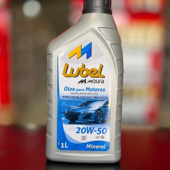 OLEO 20W50 API SL MINERAL LUBEL MOURA