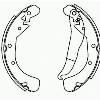 SAPATA DE FREIO GM ASTRA 99> CORSA 02> MERIVA 03> MONTANA 04> SIMILAR: 097200 SIMILAR: CB46CP SIMILAR: 2618CP